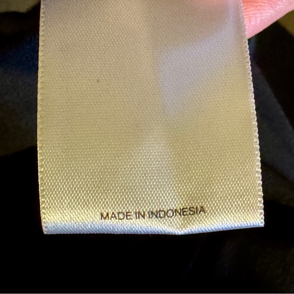 Express Black Mesh Polka Dot One Shoulder Bow Midi Sheath Dress size M - Picture 12 of 14